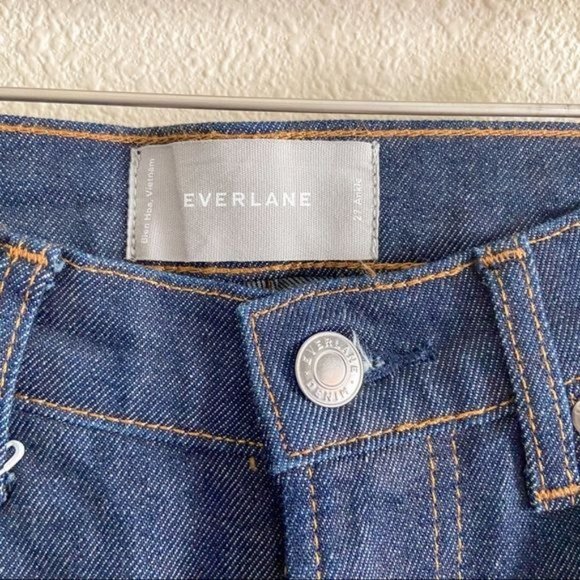 Everlane | The Mid Rise Skinny Jean Dark Indigo 27 - Picture 5 of 9
